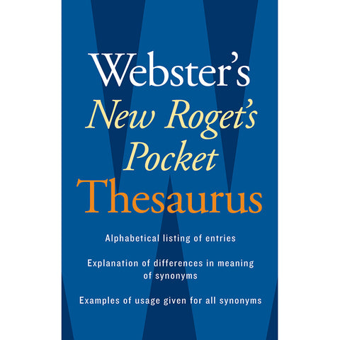 #2251 WEBSTERS NEW ROGETS THESAURUS POCKET EDITION