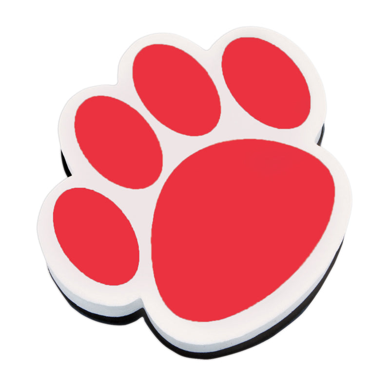 #3166 MAGNETIC WHITEBOARD ERASER RED PAW