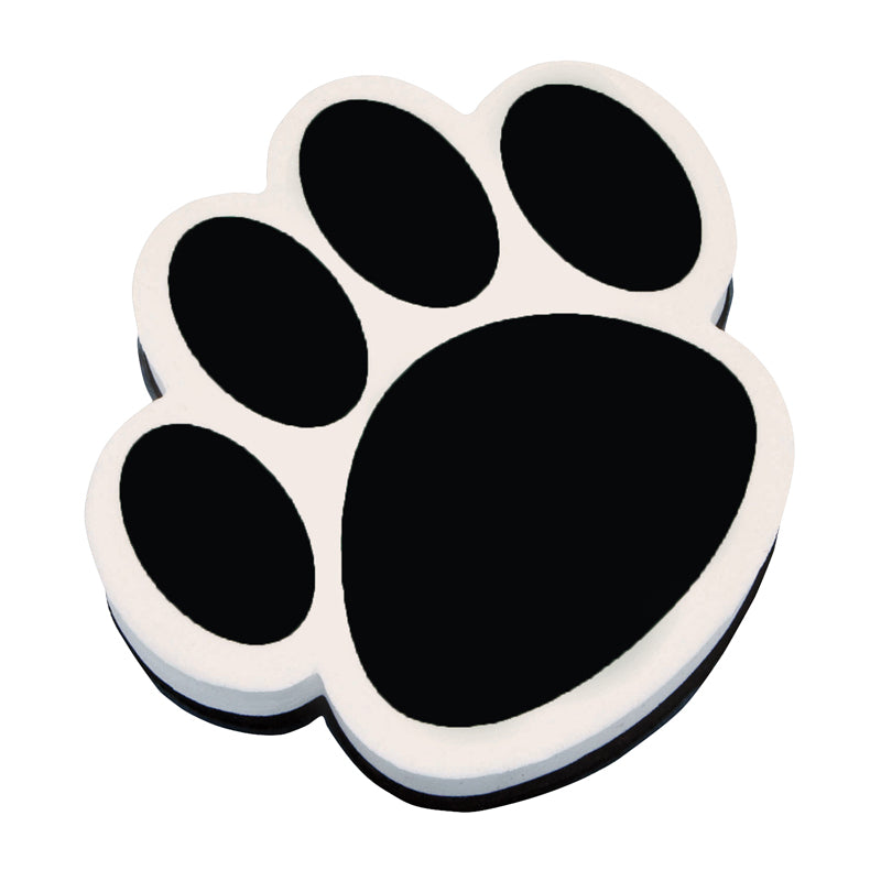#3177 MAGNETIC WHITEBOARD ERASER BLACK PAW