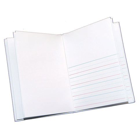 #3418 8 X 6 BLANK HARDCOVER BOOKS WITH PRIMARY LINES