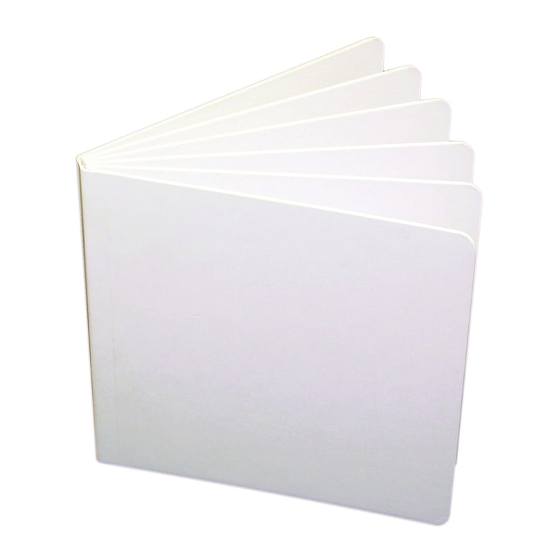 #3421 WHITE HARDCOVER BLANK BOOK 11X8-1/2