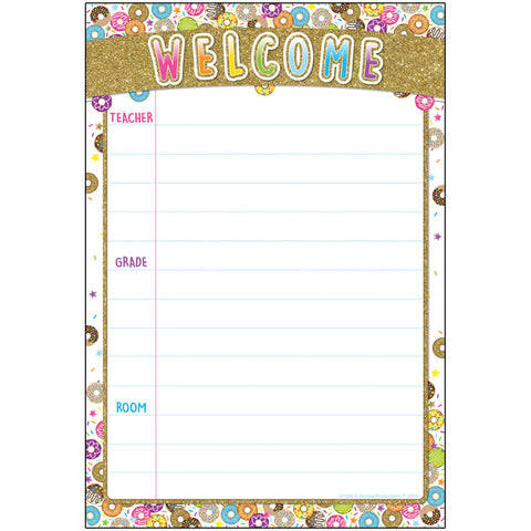 #51619 DONUTFETTI WELCOME 13 X 19 CHART SMART POLY