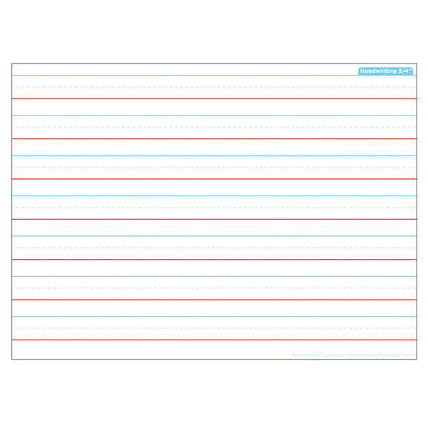 #51774 HANDWRITING SPACE SAVERS POSTERMAT PALS SMART POLY SINGLE SIDED