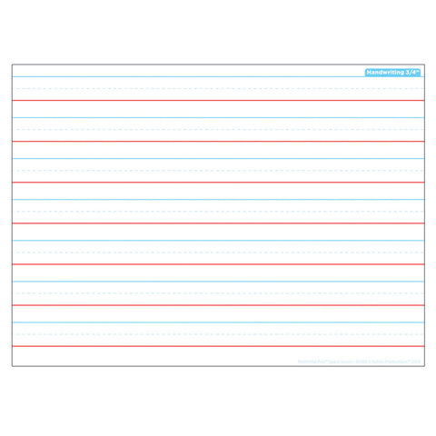 #51774 HANDWRITING SPACE SAVERS POSTERMAT PALS SMART POLY SINGLE SIDED