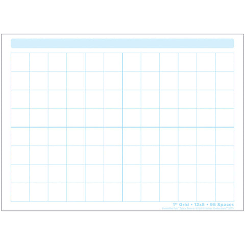 #51791 1IN GRID BLOCKS POSTERMAT PALS SMART POLY SINGLE SIDED