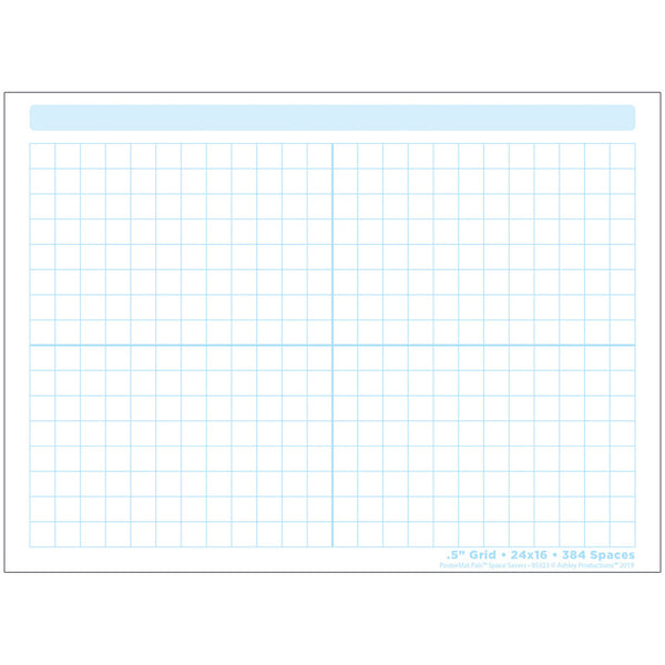 #51795 GRID BLOCKS 468 BLOCKS POSTERMAT PALS SMART POLY SINGLE SIDED