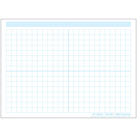 #51795 GRID BLOCKS 468 BLOCKS POSTERMAT PALS SMART POLY SINGLE SIDED