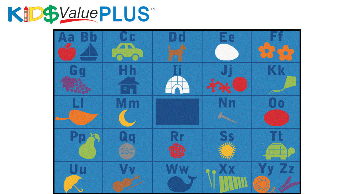 #12631 Alphabet Seating Rug, 8' x 12' Rectangle