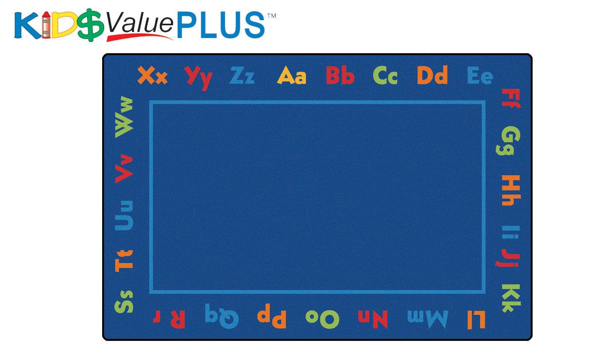 #12422 Alphabet Value Rug, 6' x 9' Rectangle