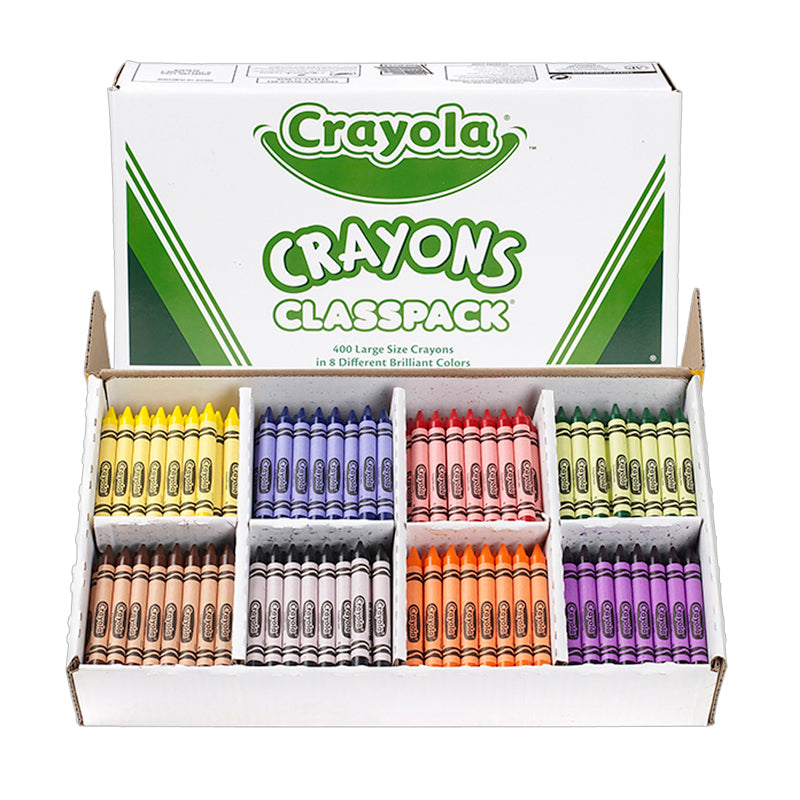 #4146 400 LARGE SIZE CRAYON CLASSPACK