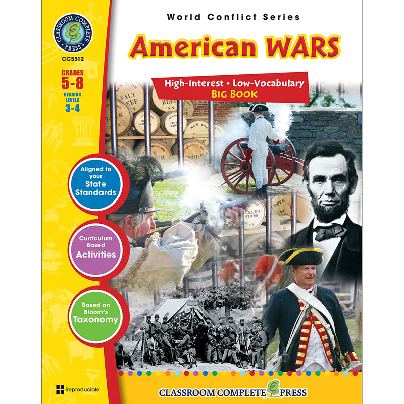 #5947 AMERICAN WARS BIG BOOK WORLD CONFLICT SERIES