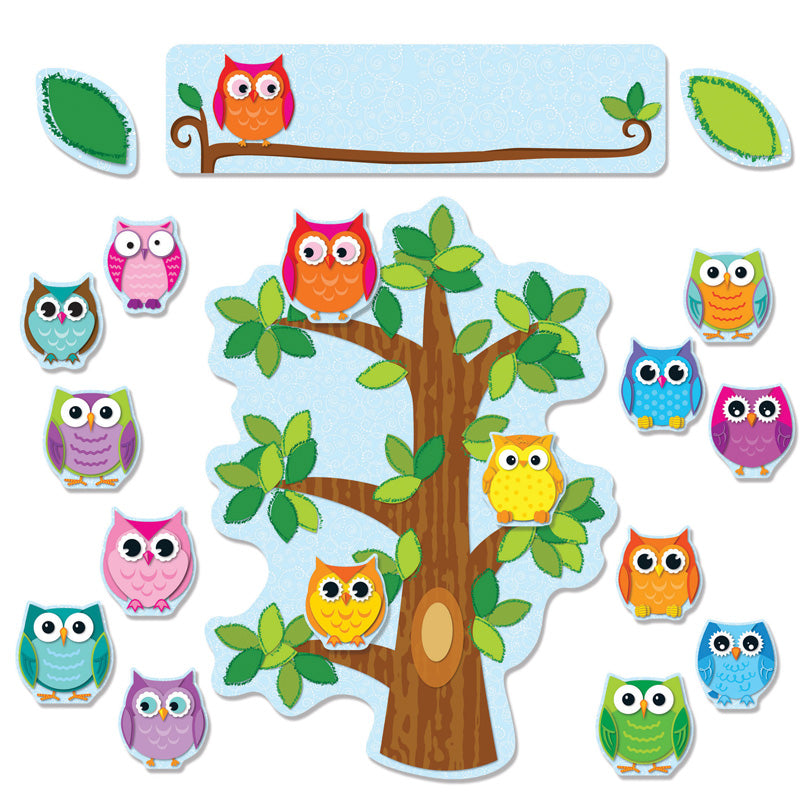 #6647 COLORFUL OWLS BEHAVIOR BB SET