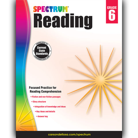 #8121 SPECTRUM READING GR 6