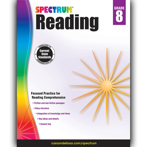 #8123 SPECTRUM READING GR 8