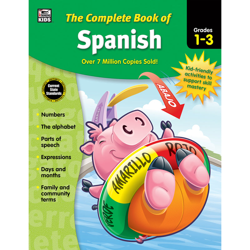 #52789 COMPLETE BOOK OF SPANISH GR 1-3
