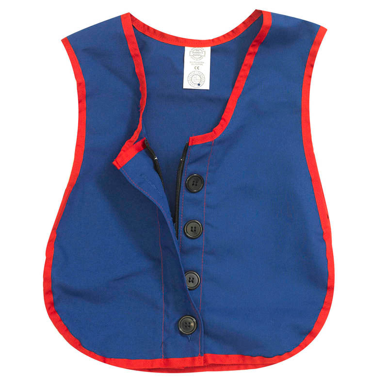 #8517 MANUAL DEXTERITY BUTTON ZIPPER VEST