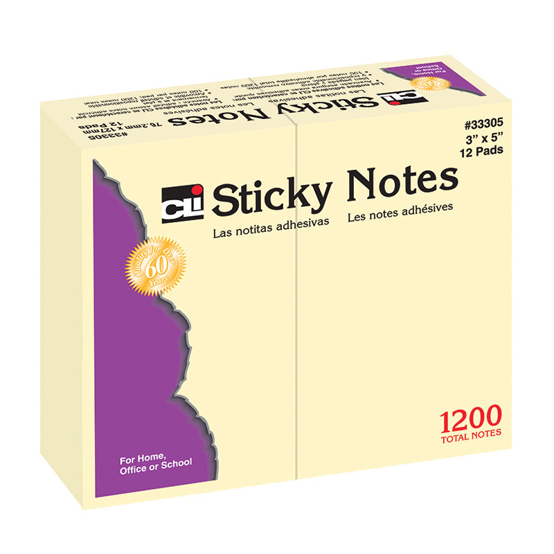 #10943 STICKY NOTES 3X5 PLAIN