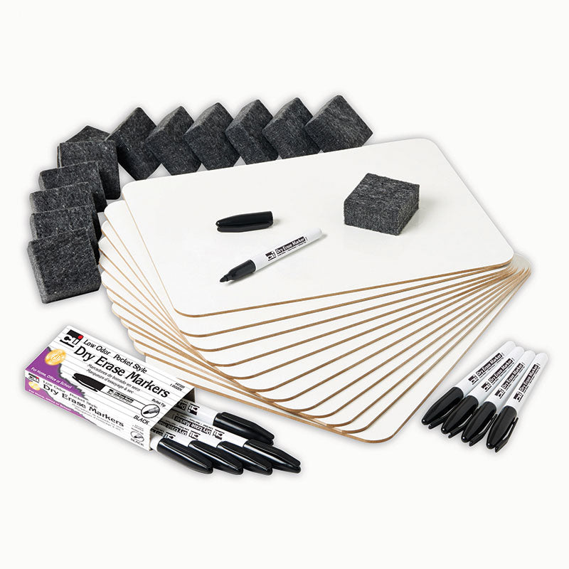 #10947 DRY ERASE LAPBOARD CLASS PACK 12PK