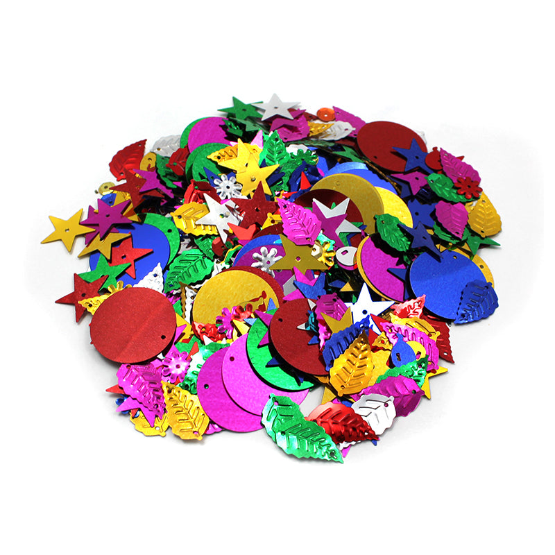 #10968 SEQUINS & SPANGLES 4 OZ  RESEALABLE BAG