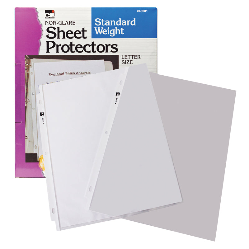 #11024 SHEET PROTECTORS NON GLARE 100 BOX