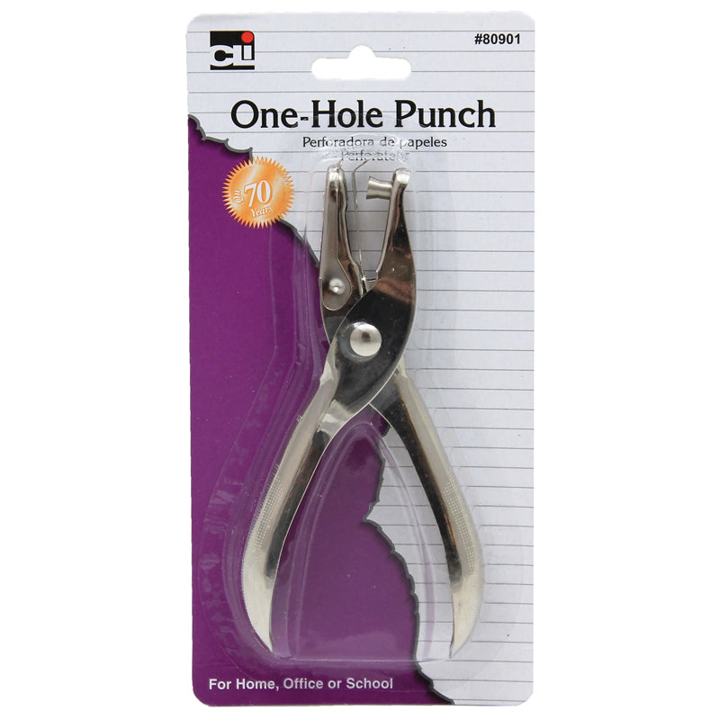 #11178 PUNCH PAPER 1 HOLE W/CATCHER
