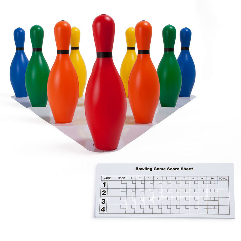 #11288 BOWLING PIN SET MULTI-COLOR