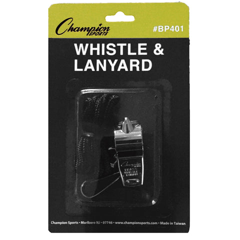 #11289 METAL WHISTLE AND LANYARD