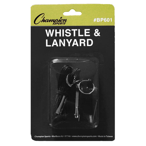 #11290 PLASTIC WHISTLE AND LANYARD