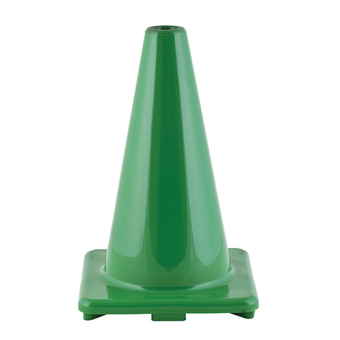 #11299 FLEXIBLE VINYL CONE 12IN GREEN WEIGHTED