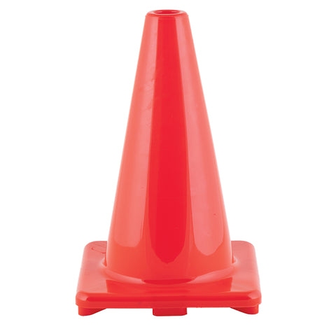 #11300 FLEXIBLE VINYL CONE 12IN ORANGE WEIGHTED