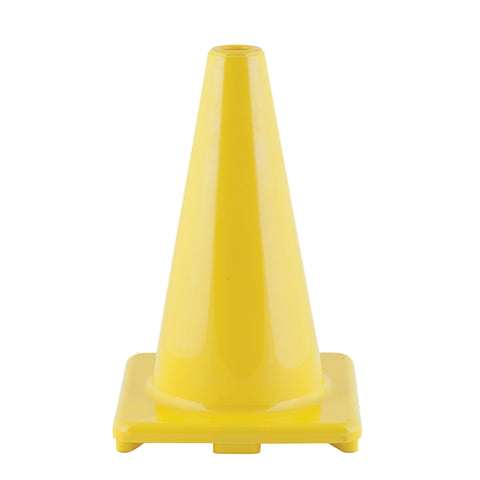 #11303 FLEXIBLE VINYL CONE 12IN YELLOW WEIGHTED