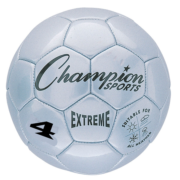 #11336 SOCCER BALL SIZE4 COMPOSITE SILVER