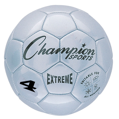 #11336 SOCCER BALL SIZE4 COMPOSITE SILVER