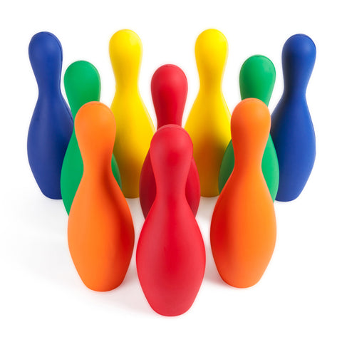 #11347 MULTICOLOR FOAM BOWLING PIN SET