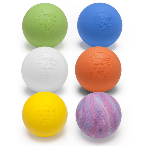 #11378 LACROSSE BALL SET OF 6 OFFICIAL SZ MEETS NCAA AND NFHS
