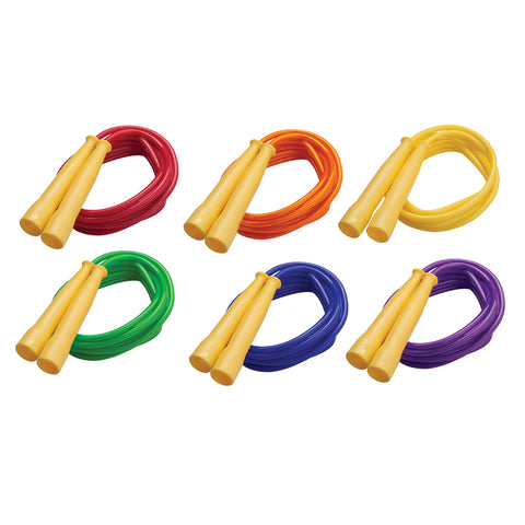 #11476 SPEED ROPE 8FT YELLOW HANDLES ASSORTED LICORICE ROPE