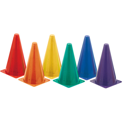 #11510 HI VISIBILITY PLASTIC CONE SET FLUORESCENT