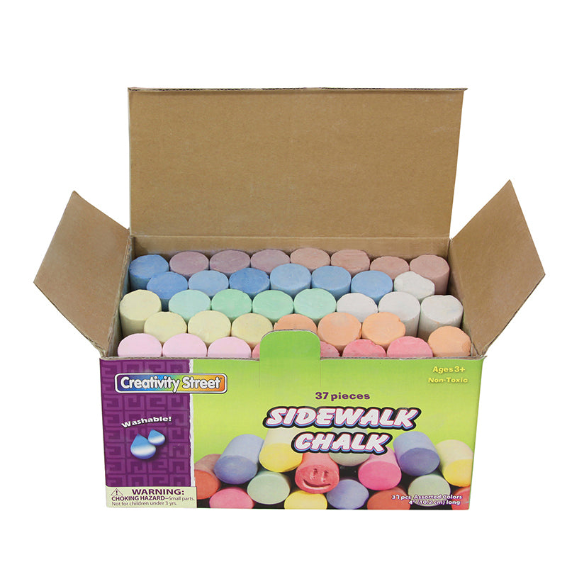 #53011 SIDEWALK CHALK 37 PIECES