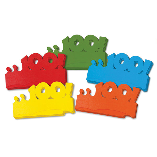 #53127 MY FIRST 100 DAYS PAPER CROWNS 25PK