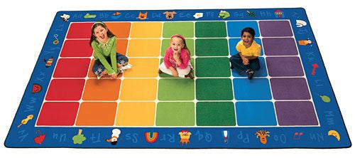 #12642 Fun with Phonics Seating Rug, 8'4" x 13'4" Rectangle