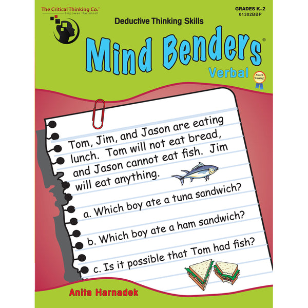#13124 MIND BENDERS VERBAL GR K-2