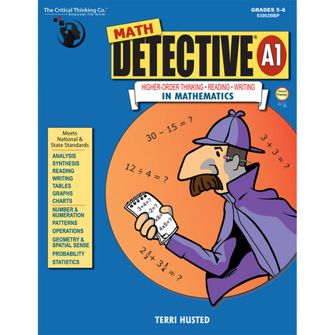 #13137 MATH DETECTIVE A1 BOOK GR 5-6