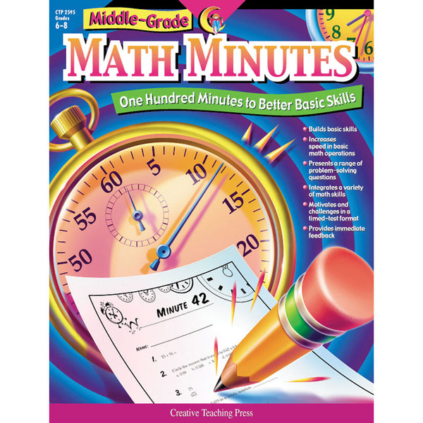 #13493 MIDDLE-GR MATH MINUTES GR 6-8
