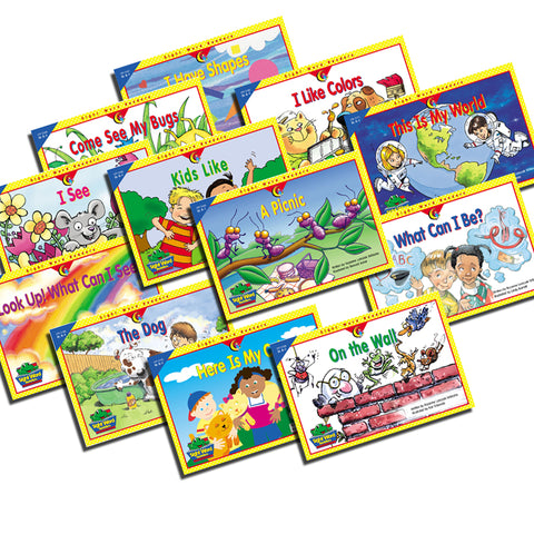 #13530 SIGHT WORD READERS K-1 12 BOOKS VARIETY PK 1EACH 3160-3171
