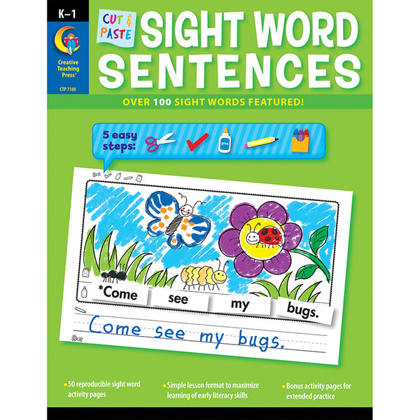 #13985 CUT & PASTE SIGHT WORDS SENTENCES