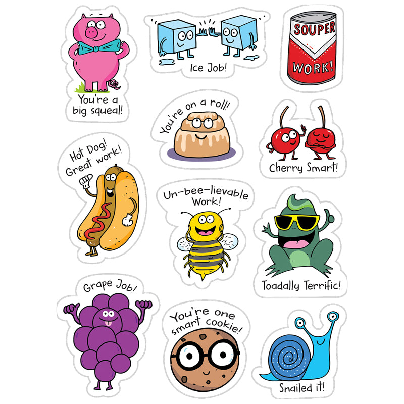 #53500 SO MUCH PUN PUNNY REWARDS STICKERS