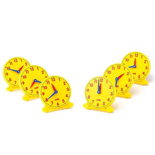 #14258 STUDENT CLOCK SET OF 6