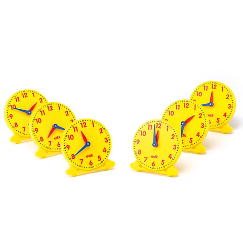 #14258 STUDENT CLOCK SET OF 6