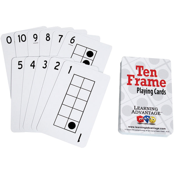 #14337 TEN FRAMES PLAYING CARDS