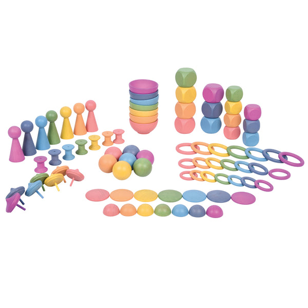 #53838 RAINBOW WOODEN SUPER SET